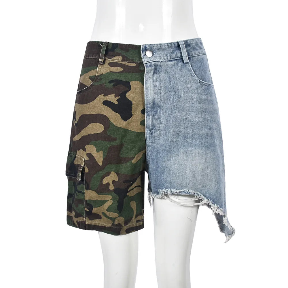 2 TONE CAMO SHORTS