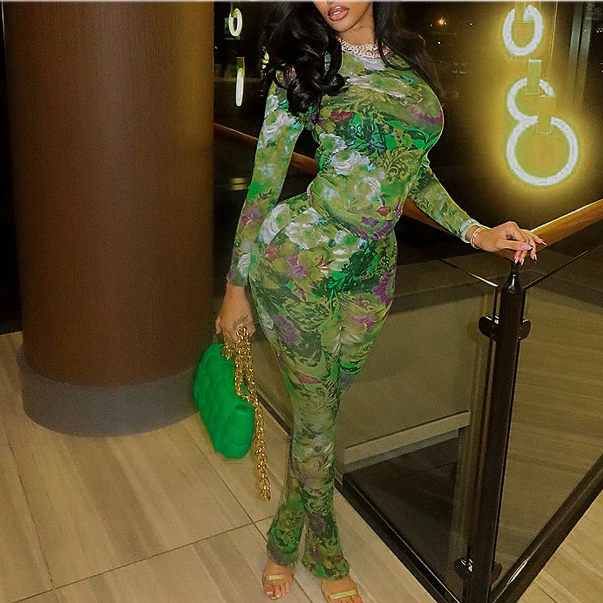 GREEN VIXEN JUMPSUIT