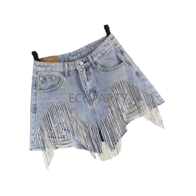 DAZZLE JEAN SHORTS