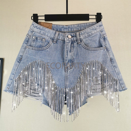 DAZZLE JEAN SHORTS