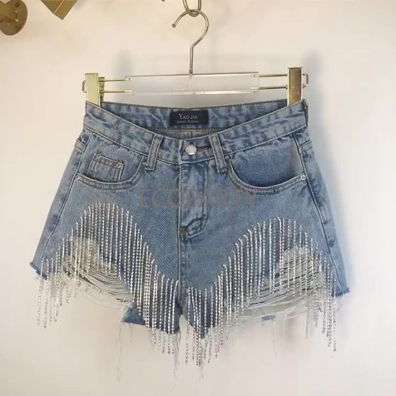 DAZZLE JEAN SHORTS